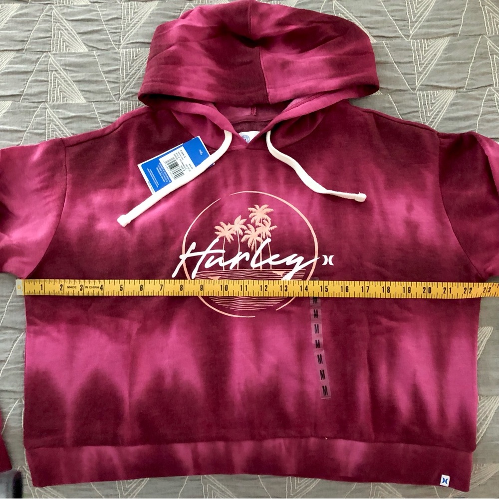 NWT Hurley Cropped Pullover Hoodie - Picture 5 of 10